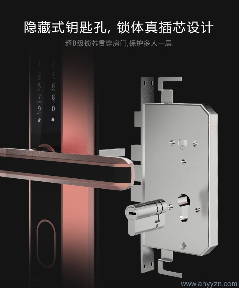 海康螢石云指紋密碼鎖