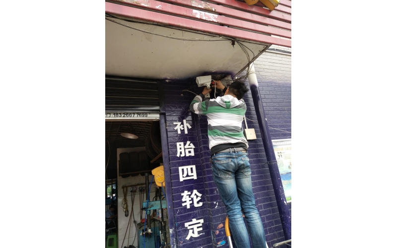 合肥某汽車修理廠監控安裝